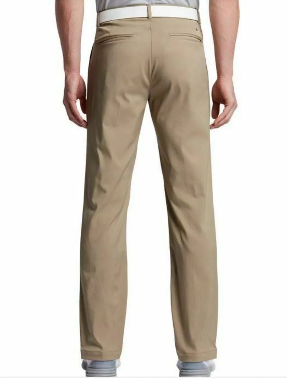 New Nike Golf Dri-Fit Standard Fit Khaki Pants 833194-235 SZ 38 X 30 NWT